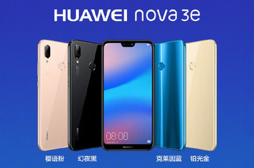 The Huawei P20 Lite goes under the Nova 3e moniker in China. (Source: GSMArena)