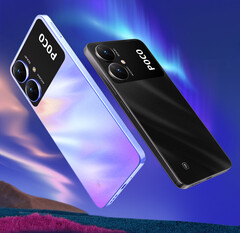 The POCO M6 5G will soon be joined by the similarly named POCO M6 4G, former pictured. (Image source: Xiaomi)