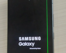 One of the reported Galaxy S24 Ultra units with the vertical green line issue. (Source: u/Independent-Bet-4916)