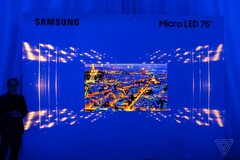 Samsung is another major player in the microLED space. (Source: The Verge)