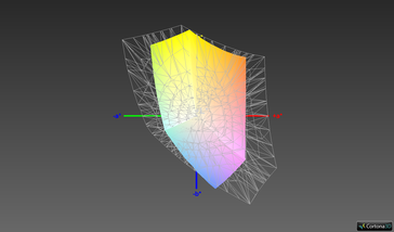 Color space coverage (sRGB) - 60%