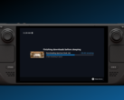 The Steam Deck will soon be able to download content in the background (image source: Steam)
