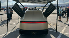 A Robotaxi at Tesla&#039;s Frunk or Treat event (Image source: Daniel G/X)