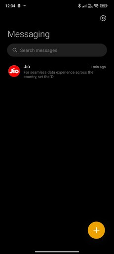 HyperOS Messaging app