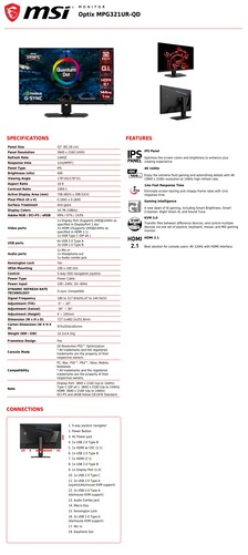 Optix MPG321UR-QD. (Image source: MSI)