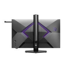 Rear view with headphone hanger