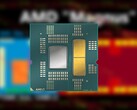 The PS5 and Xbox Series consoles both run different custom AMD APUs (AMD "Raphael" chip pictured above). (Image source: AMD, Moore's Law Is Dead on YouTube, edited)