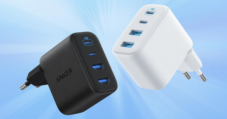 The Anker Zolo Charger (50W, 4 Ports) is availabe in black and white colorways. (Image source: Anker)