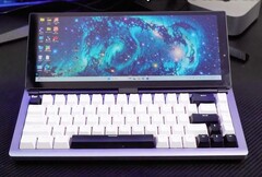 Bapaco packs a full-fledged Windows computer and touchscreen into a mechanical keyboard. (Image source: Bapaco Tech)