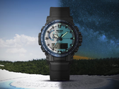 A stylized image of the Casio Pro Trek PRW-61D-2.