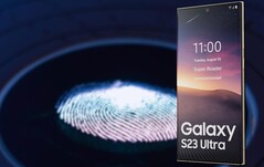 There might not be a generational improvement with the Galaxy S23 Ultra's fingerprint sensor. (Image source: Technizo Concept/Unsplash - edited)