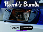 The IGN Gamescom 2025 bundle will expire on September 11, 2025. Pictured: Steam Deck running The Expanse. (Image source: Notebookcheck and Humble Bundle - edited)