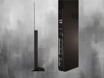 77-inch LG C4 OLED TV side angle and inputs (Image source: LG with edits)