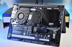 The internals of the Lenovo ThinkBook 14 G9 IPL.