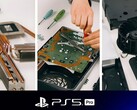 PS5 Pro teardown is shown (Image source: PlayStation Blog with edits)