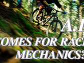 Shimano has applied for a patent on AI-based suspension tuning, but it's unlikely unseat bike race mechanics. (Image source: Unsplash)
