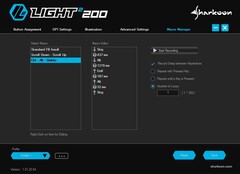 Sharkoon Light² 200 ultra light gaming mouse software - Macro Manager
