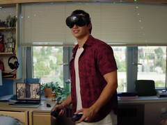 Steam Frame VR headset and controllers shown