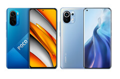 The Mi 11 and POCO F3 are available at over 20% off on Amazon UK. (Image source: Xiaomi)