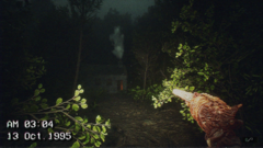 Video Ghastlies takes players through a variety of worlds, ranging from grainy 1930s gothic tales to gruesome Italian slashers. (Image source: Oro Interactive)