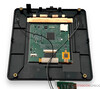 The back of the touchscreen