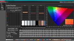 ColorChecker before calibration