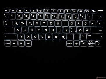 Backlit keyboard