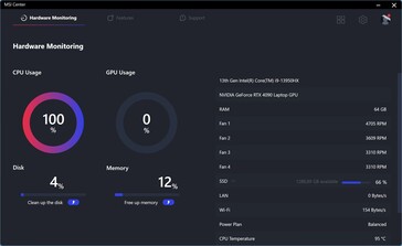 Fans CPU load