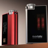 iBasso Nunchaku portable USB DAC arrives with selectable Class AB and tube amps. (Image source: iBasso)