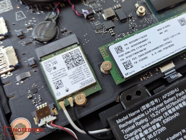 SSD 1 and Wi-Fi module