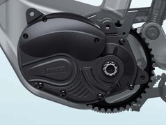 A mid-engine configuration is used