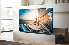 The well-reviewed QN90C mini-LED smart TV from Samsung is at its lowest price ever on Amazon US. (Source: Samsung)