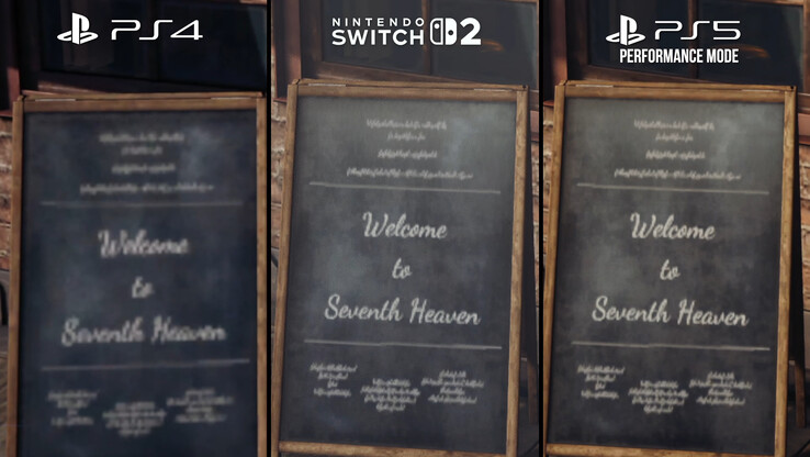 The greatest boon for Final Fantasy VII Remake Intergrade on Switch 2 vs PS4 is the use of higher-res textures from the PS5 version...for some but not all assets. DLSS still offers good general upscaled image quality for handheld 1080p (~720p internal) or