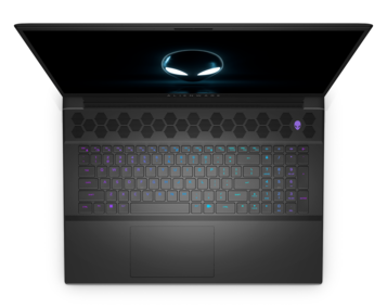 Alienware m18 - Keyboard. (Image Source: Dell)