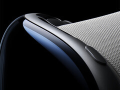 The next Apple Vision Pro will retain the same overall design as the existing model, latter pictured. (Image source: Apple)