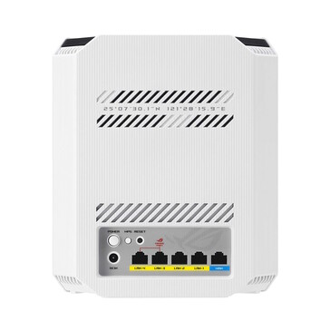 Five Ethernet ports are available on the device (Image source: Asus)