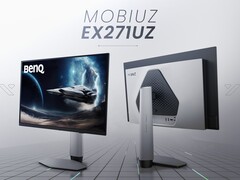 The BenQ EX271UZ with a 4th-Gen QD-OLED panel, HDR400, 240Hz refresh rate, and optimized color modes for over 120 AAA games. (Image source: BenQ)