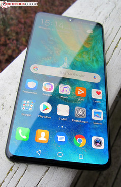 Using the Huawei Mate 20 outdoors