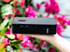 One of the two configuration of the mini PC has the MCIO port. Pictured: a side view of the GPD Box.