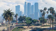 As expected, GTA 5&#039;s Los Santos looks noticeably better on PS5 compared to last-gen consoles and even the PC version (Image: Rockstar Games)