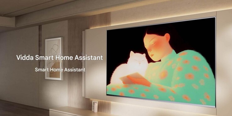 The Hisense Vidda Wallpaper TV. (Image source: Hisense, machine translated)