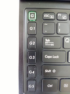 5 macro keys with 5 separate profiles.