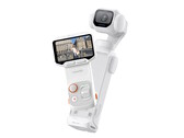 The 2-inch OLED remote control display detaches from the Insta360 Luna Pro 8K gimbal camera.