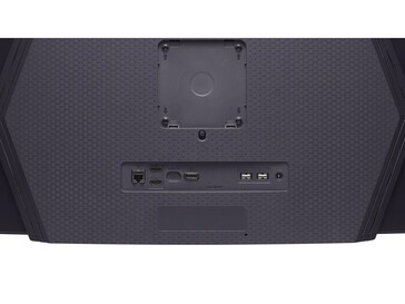 The LG 45GX90SA-B comes with a DisplayPort 1.4, two HDMI 2.1 ports, and a USB-C port with 65W charging. (Image source: LG)
