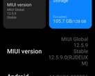 MIUI 12.5.9 Enhanced Edition Global Stable on Xiaomi Mi 10T Pro details (Source: Own)
