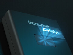 The NX-PFS1PRO starts at around $309 in Japan. Pictured: a promo picture of the portable SSD. (Image source: Nextorage)