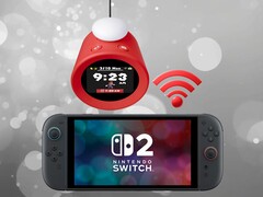 Nintendo Alarmo sound clock connected to a Switch 2 (Image source: Nintendo of America with edits)