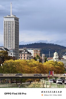 Oppo Find X9 Pro without teleconverter 10x zoom