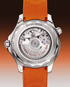 The Omega Seamaster Diver 300M with orange rubber strap. (Image source: Omega)
