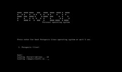 Peropesis Linux boot screen (Image source: LinuxStory)